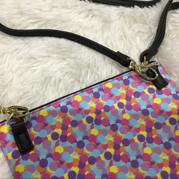 Betsey Johnson Bags Betsy Johnson Double Kitch Confetti Crossbody Bag